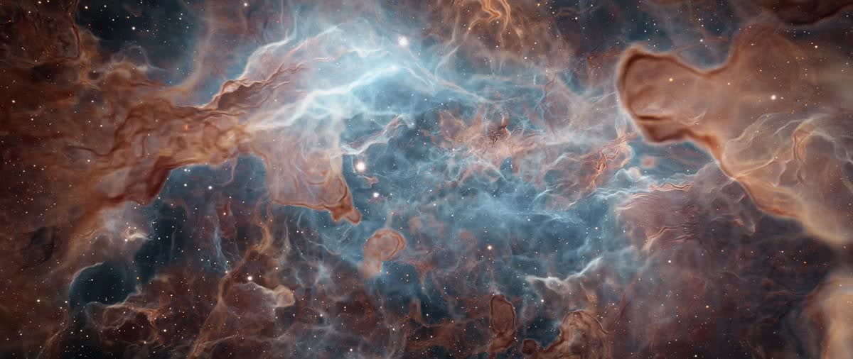 A nebula in deep space